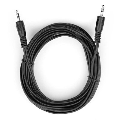 Кабель мультимедийный Jack 3.5mm 5 m MM 3С Vinga (VCPDCJ35MM5BK) (U0311003)