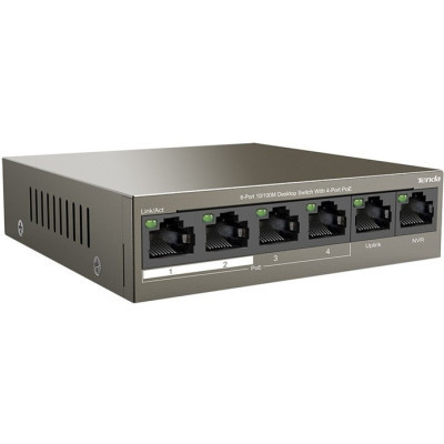 Комутатор мережевий Tenda TEF1106P-4-63W (U0466613)