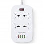 Сетевой фильтр питания ColorWay 4 розетки/4USB White 1.8м (1QC3.0 + 3 AUTO ID) (CW-CHU44QW) (U0470303)
