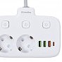 Сетевой фильтр питания ColorWay 4 розетки/4USB White 1.8м (1QC3.0 + 3 AUTO ID) (CW-CHU44QW) (U0470303)
