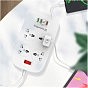 Сетевой фильтр питания ColorWay 4 розетки/4USB White 1.8м (1QC3.0 + 3 AUTO ID) (CW-CHU44QW) (U0470303)