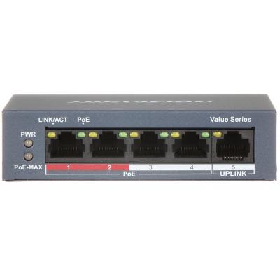 Коммутатор сетевой Hikvision DS-3E0105P-E/M(B) (U0477278)