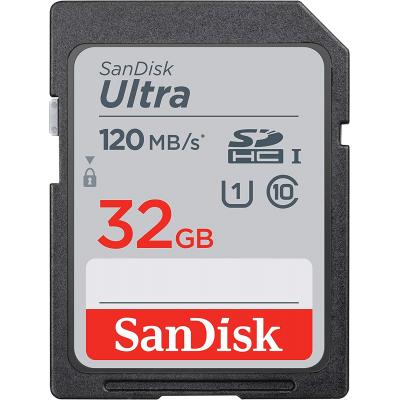 Карта памяти SanDisk 32GB SDHC class 10 Ultra (SDSDUN4-032G-GN6IN) (U0483938)