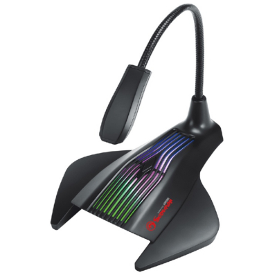 Мікрофон Marvo MIC-01 Multi-LED USB Black (MIC-01) (U0594689)