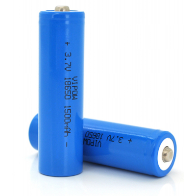 Аккумулятор 18650 1500mAh, TipTop, 3.7V, Blue Vipow (ICR18650-1500mAhTT) (U0609994)
