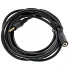 Кабель мультимедийный AUX Audio 3.5mm M/F 5.0m Value (B00344)