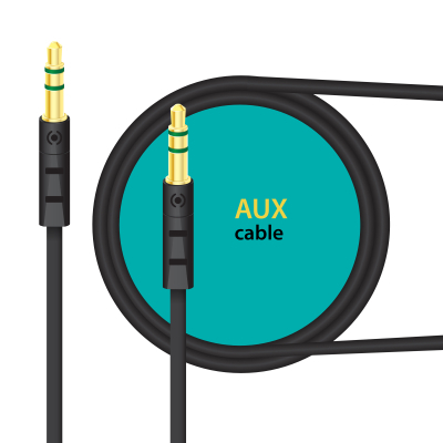 Кабель мультимедійний AUX 1.0m CB-AB11 black Piko (1283126489150) (U0832368)