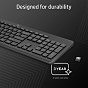 Клавиатура HP 230 Wireless UA Black (3L1E7AA) (U0838250)