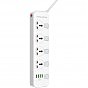 Мережевий фільтр живлення Prologix Premium PR-SC4408W (PR-SC4408W) (U0840642)