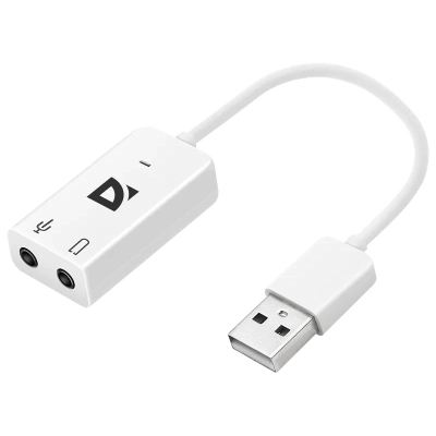 Звуковая плата Defender Audio USB 2х3,5mm jack (63002) (U0855392)