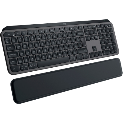 Клавіатура Logitech MX Keys S Plus Palmrest Wireless UA Graphite (920-011589) (U0863489)