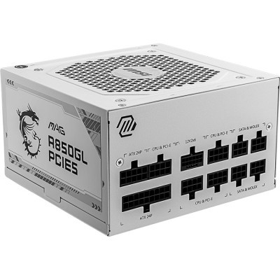 Блок питания MSI 850W (MAG A850GL PCIE5 WHITE) (U0882858)