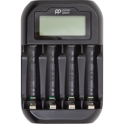 Зарядное устройство для аккумуляторов PowerPlant PP-UN4 (AA, AAA / input microUSB DC 5V/2A) (PP-UN4) (U0882756)