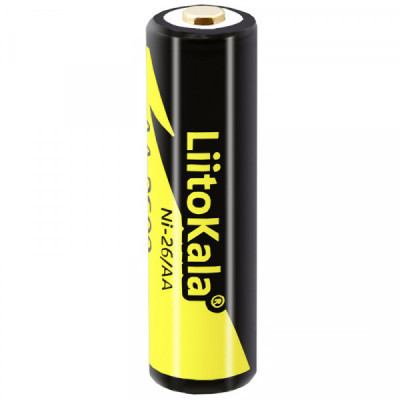 Аккумулятор Liitokala AA 2600mAh 1.2V Ni-MH, blister 1 pcs (Ni-26/AA) (U0891073)