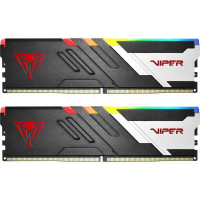 Модуль пам'яті для комп'ютера DDR5 64GB (2x32GB) 5600 MHz Viper Venom RGB Patriot (PVVR564G560C40K) (U0909395)