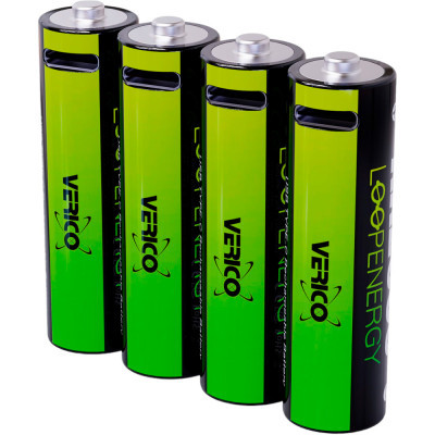 Аккумулятор Verico AA USB Type-C 1700mAh 1.5V Li-ion * 4 (LoopEnergy) (1UDBT-A1WEAC-NN) (U0910474)