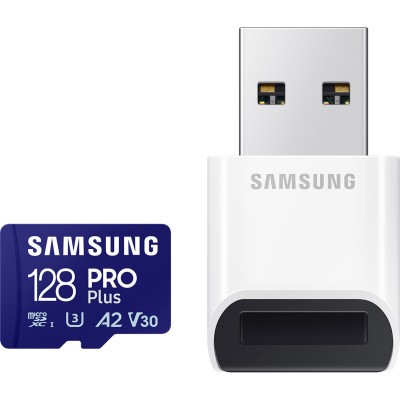 Карта памяти Samsung 128GB microSDXC calss 10 UHS-I V30 Pro Plus (MB-MD128SB/WW) (U0911684)