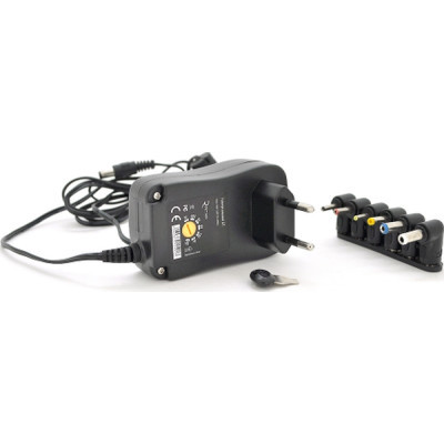 Блок питания сетевой Voltronic 24W Universal, Output 3V-12V, 2.35*0.75/ 3.0*1.1/3.5*1.35/4.0*1.7 /5.5*2.1/5.5*2.5 (13034 / YT-UPS24W) (U0914231)