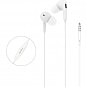 Навушники Denmen HF DR06 3.5mm 1.2 м White (DE-DR06-WH) (U0931515)