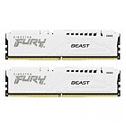 Модуль пам'яті для комп'ютера DDR5 32GB (2x16GB) 6400 MHz Beast White EXPO Kingston Fury (ex.HyperX) (KF564C32BWEK2-32)