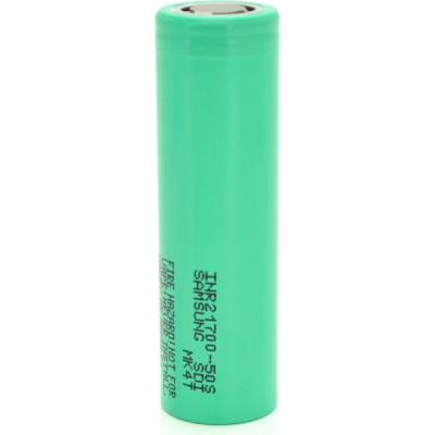 Акумулятор 21700 5000mAh, 50A, 4.2/3.6/2.5V, Green Samsung (INR21700-50S / 32719) (U0947556)