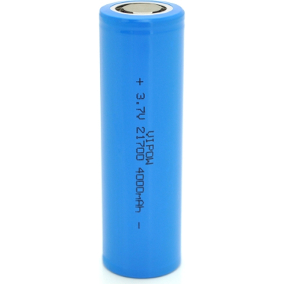 Аккумулятор 21700 4000mAh, 3.7V, Blue, FlatTop Vipow (ICR21700-4000mAhFT / 31078) (U0947559)
