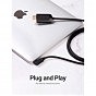 Кабель мультимедийный USB-C 3.1 to HDMI 1.5m 90° 4K 60 Гц PVC Black Vention (CGVBG) (U0955461)