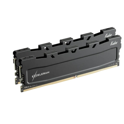 Модуль памяти для компьютера DDR5 32GB (2x16GB) 6000 MHz Black Kudos eXceleram (EK50320603238CD) (U0998095)