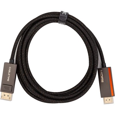 Кабель мультимедійний DisplayPort to HDMI 3.0m Cabletime (CA914081) (U1004545)
