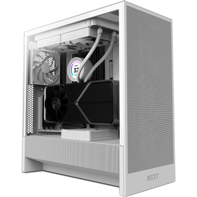 Корпус NZXT H5 Flow Compact All White (CC-H52FW-01) (U1008051)