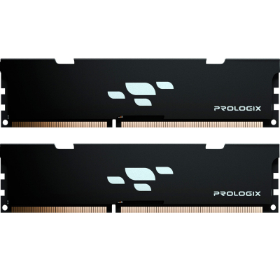 Модуль памяти для компьютера DDR5 32GB (2x16GB) 6000 MHz Black Prologix (PRO32GB6000B5K) (U1018603)