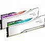 Модуль памяти для компьютера DDR5 32GB (2x16GB) 7200 MHz Trident Z5 Royal Silver G.Skill (F5-7200J3445G16GX2-TR5S) (U1018646)