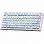 Клавиатура Aula F75 Gasket Greywood V3 switch Hot-Swap PBT Wireless/Bluetooth/USB Blue (6948391208633) (U1022513)