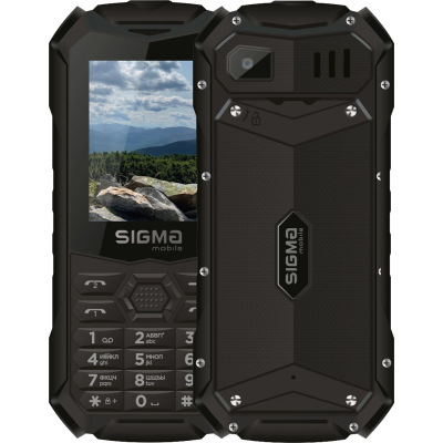 Мобильный телефон Sigma X-treme PV68 Black (4827798738214) (U1027838)