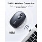 Мышка Ugreen MU105 Wireless Light Blue (90671) (U1030431)