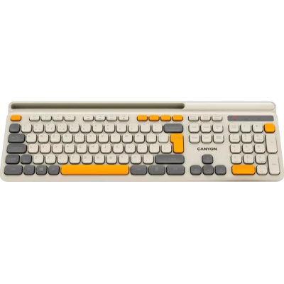 Клавиатура Canyon HKB-W03 Wireless UA Beige (CNS-HKBW03BG) (U1030964)
