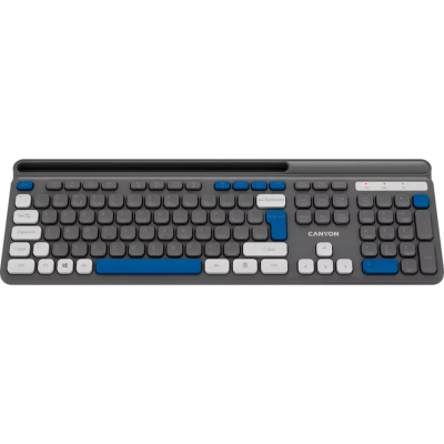 Клавіатура Canyon HKB-W03 Wireless UA Grey (CNS-HKBW03DG) (U1030965)