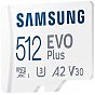 Карта памяти Samsung 512 GB microSDXC Class 10 UHS-I U3 V30 A2 EVO Plus+SD Adapte (MB-MC512SA/EU) (U1032365)
