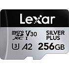 Карта памяти Lexar 256GB microSDXC class 10 UHS-I U3 V30 A2 Professional Silver (LMSSIPL256G-BNANG)