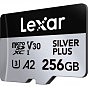 Карта памяти Lexar 256GB microSDXC class 10 UHS-I U3 V30 A2 Professional Silver (LMSSIPL256G-BNANG) (U1043231)