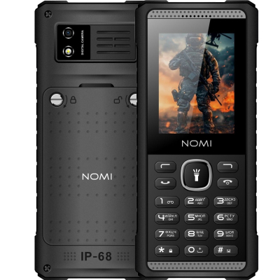 Мобильный телефон Nomi i2420 Black Grey (U1047632)