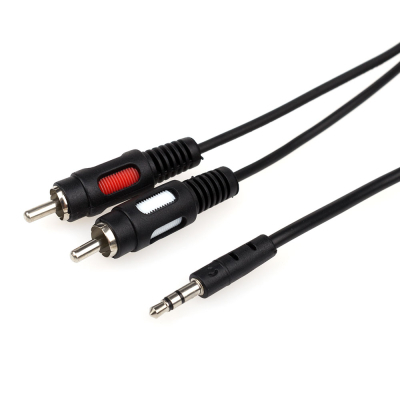 Кабель мультимедийный 3.5mm M to 2xRCA M 1.8m Atcom (10707) (U0044449)